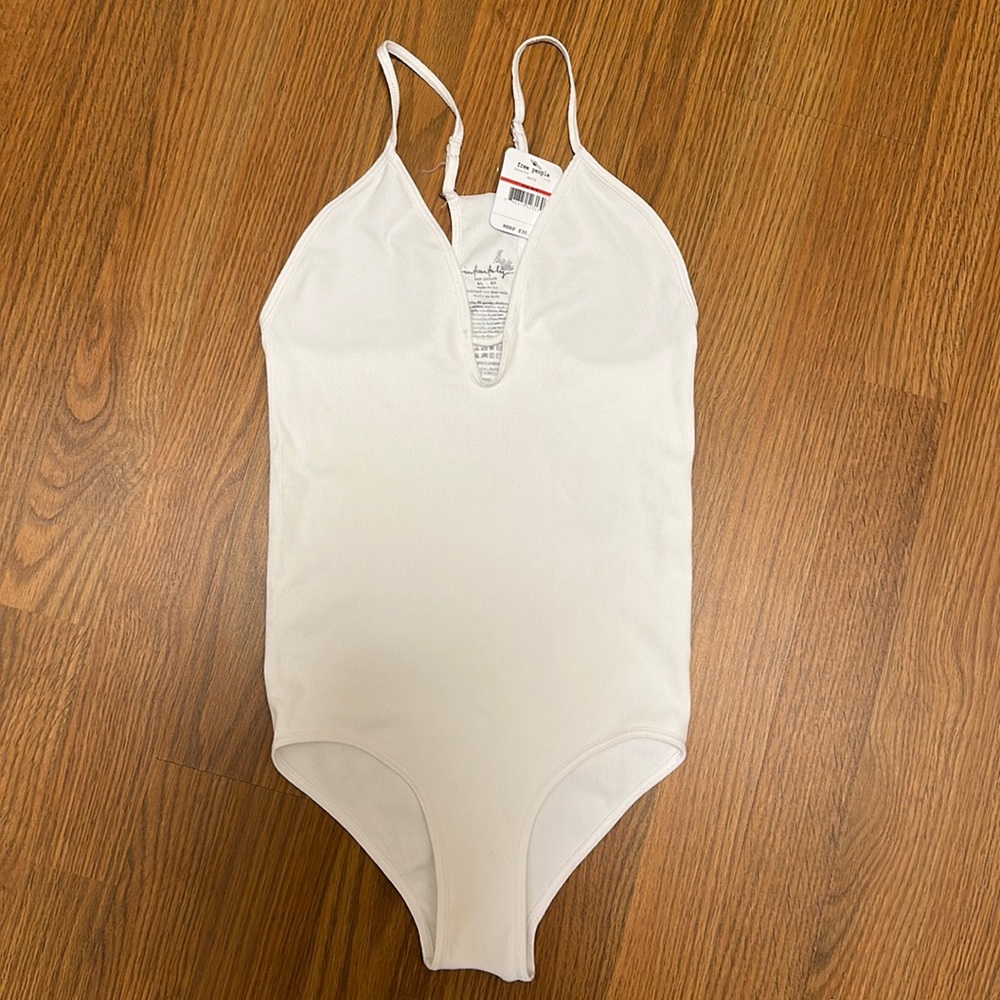 Free People White Intimately bodysuit - Picture 3 of 10